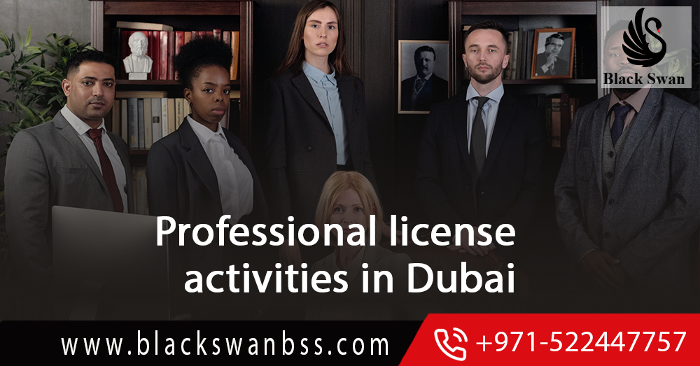 Professional License Activities in Dubai - UAE