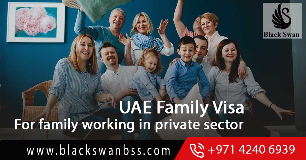 Visa For resident’s family working in UAE private sector